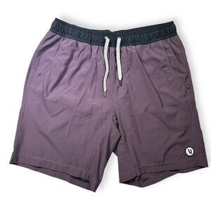 Vuori Kore Short 57" Mens M Lined Purple‎ Athletic Drawstring Outdoor Pockets